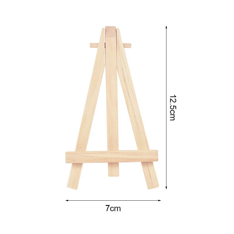 

5 шт., деревянная мини-мольбертовая рамка, свадебный стол, подставка для карточек с номером, держатель для фото, детская живопись, товары для художников, домашний декор