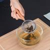 Manual Noodle Scoop Flour Sieve Anti-Slip Fine Mesh Comfortable Grip Stainless Steel Multi-function Strainer Heat Insulation Juice Filter Oil