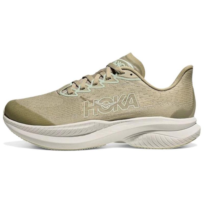 HOKA ONE ONE Mach 6 Oyster Mushroom Truffle Salt Women s Sneakers 1147810-ORF 38.5