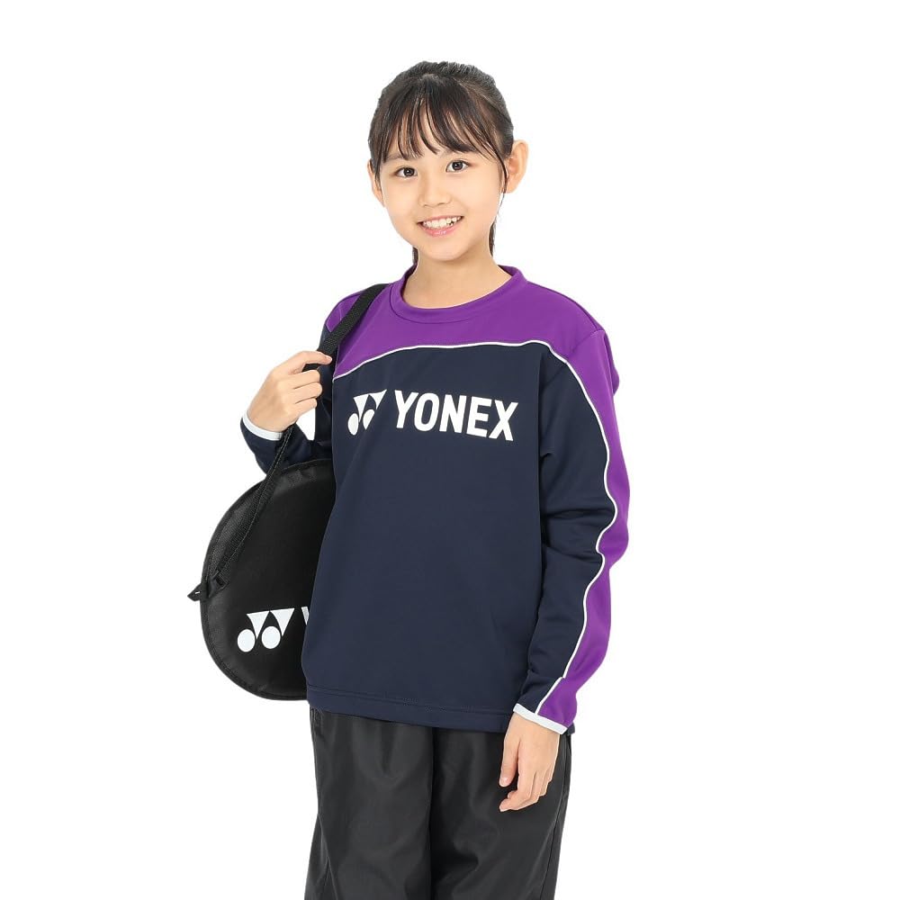 

Yonex Лонгслив Легкий Тренировочный Темно-синий J140 Детская Футболка, (019)