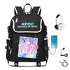 School Bag College Wind Large Capacity Middle School High School Student Cartoon Backpack