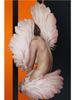 Abstract Flowers Feathers Woman Canvas Painting Wall Art Sexy Nude Women Print Poster Picture For Living Room Home Decoration
