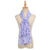 Long Sunscreen Shawl Floral Print Shawl Silk New Beach Scarves  Spring