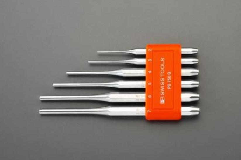 Esco 2.0-7.0mm6-piece Parallel Pin Punch Set EA572CB