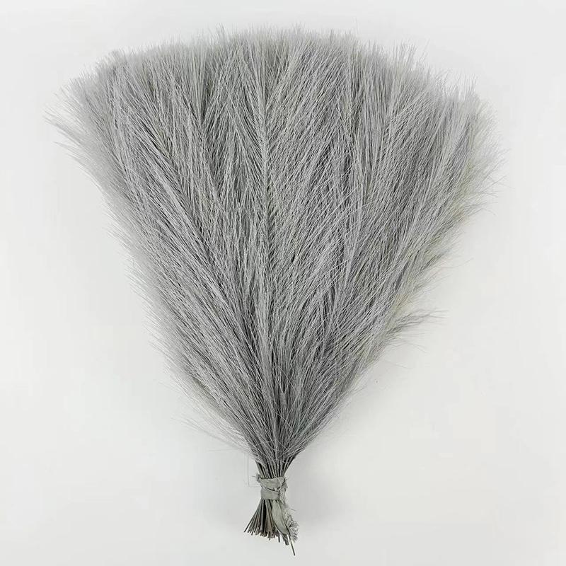 10Pcs Faux Pampas Grass Artificial Flowers Boho Decoration Wedding Bouquet Party Home Room Decor Fake Plant Fluffy Reed Flower