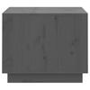Vidaxl Stolik Kawowy, Szary, 120X50X40,5 Cm, Lite Drewno Sosnowe