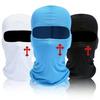 Cycling Face Mask, Cross Print, Men's and Women's Outdoor Equipment, Sun Protection, Breathable Balaclava Hat