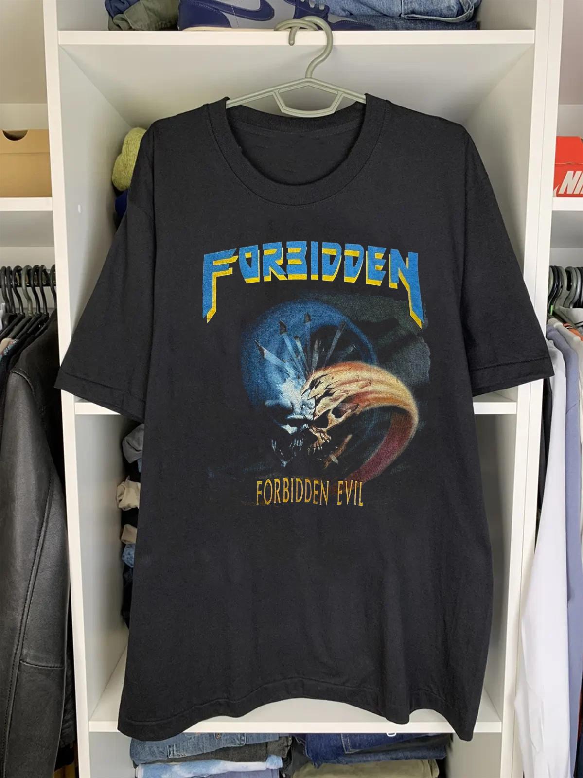 Rare Forbidden And Forbidden Evil Black All Size Tee Shirt M