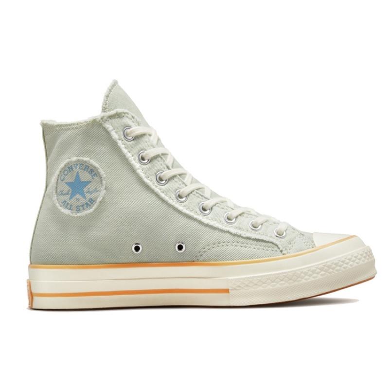 Converse 1970s Chuck Taylor All Star Simple & Comfortable High Top Espadrilles Unisex Light Green