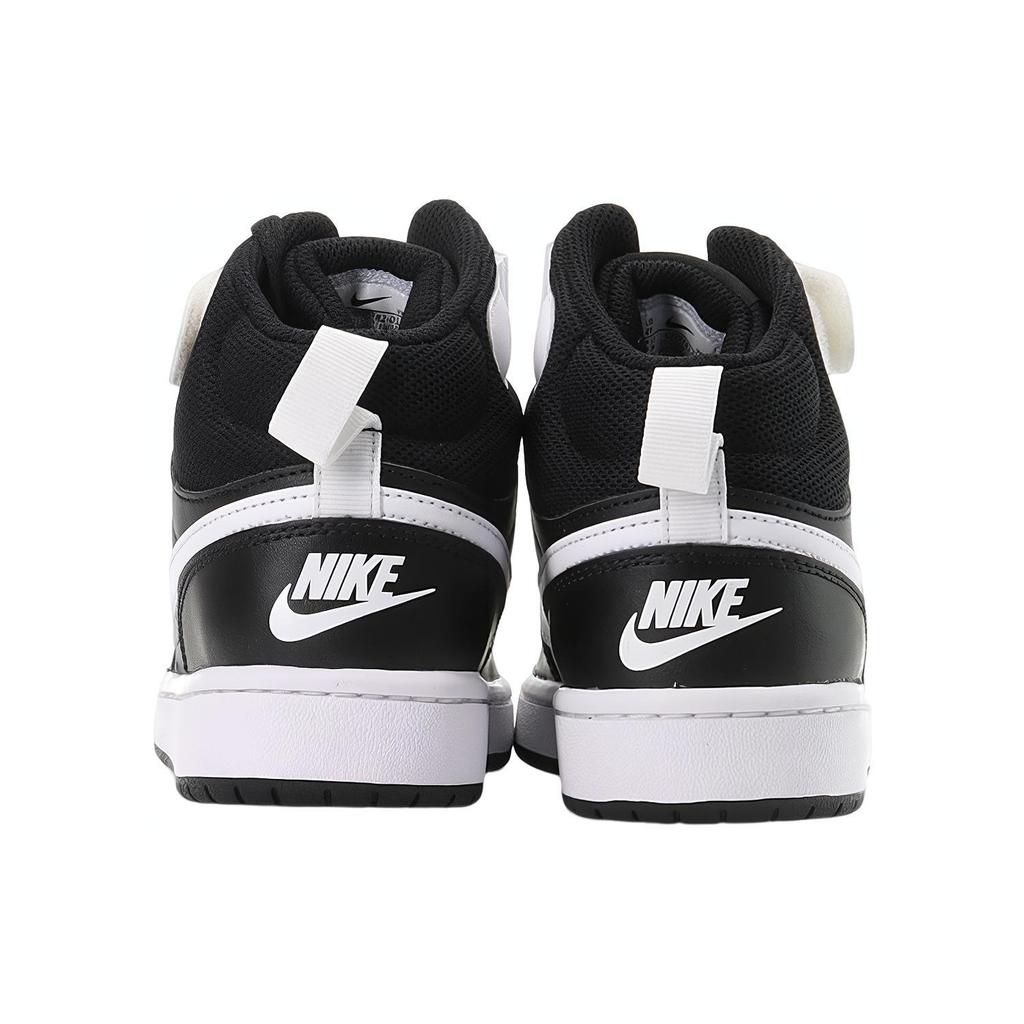 New Nike Court Borough Mid 2 'Black White' GS CD7782-010