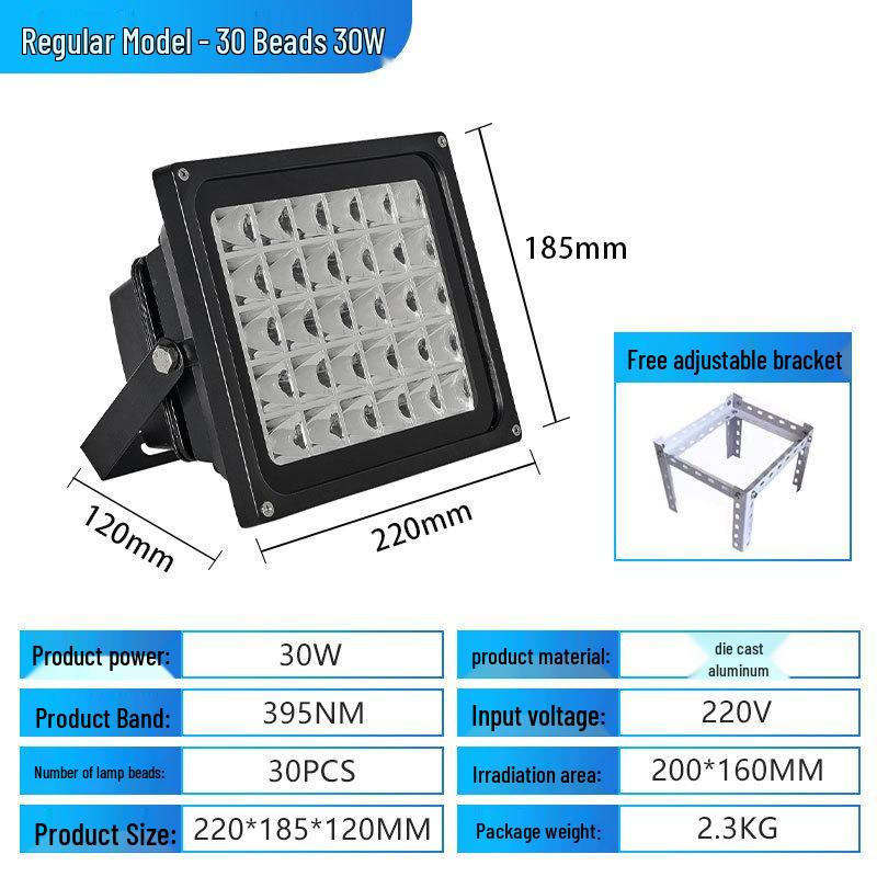 UV High-Power LED Curing Lamp for Resin and Ink