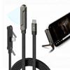2‑in‑1 240W Super Fast Charging Cable Detachable Foldable Desktop Phone Stand Holder for Smartphone Tablet Laptop Travel Use