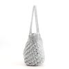 Cuco Metallic Knit Tote Bag 2513112001 Silver (906)