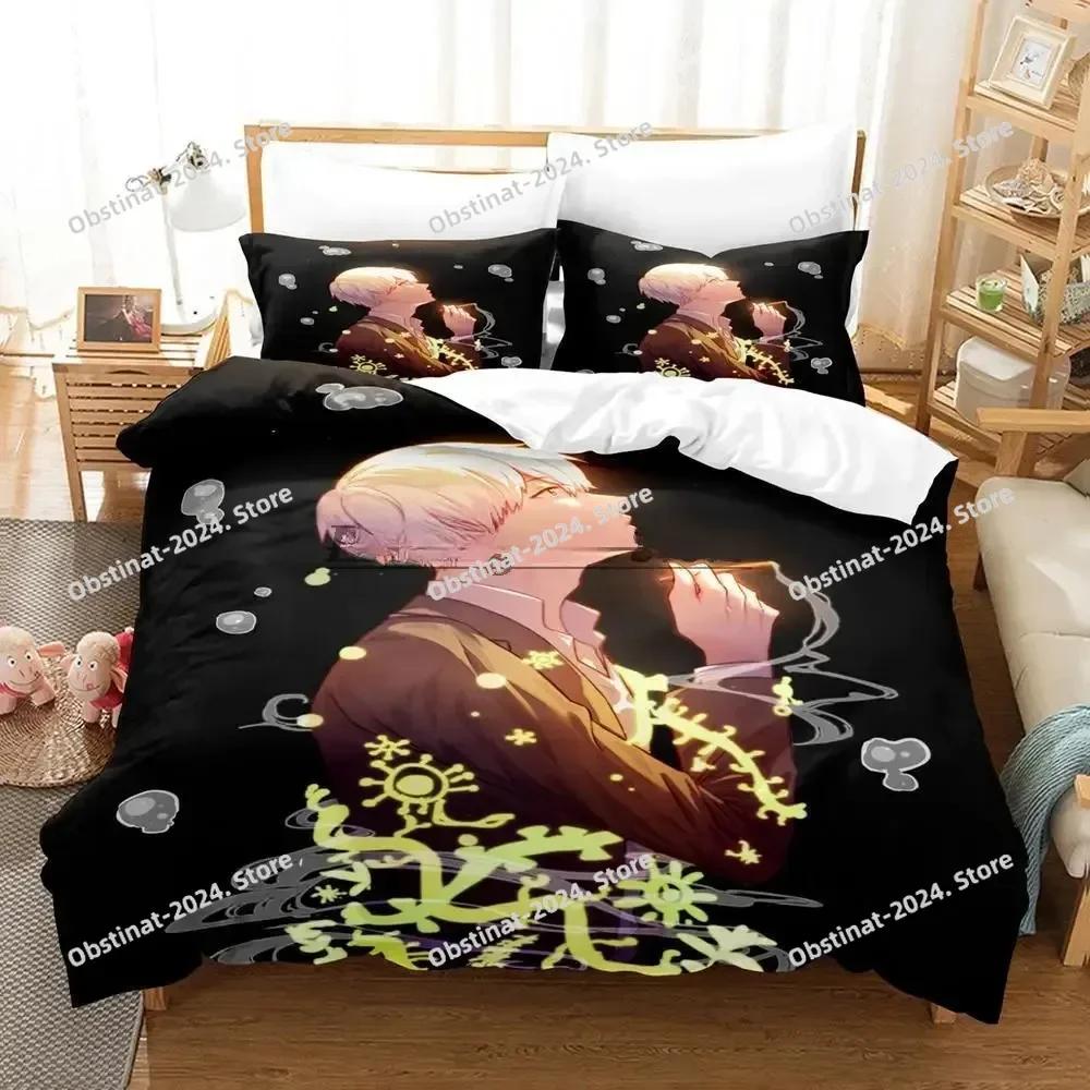 Mushishi Bedding Set Single Twin Printed Bed Set With Pillowcase Bed Duvet Cover Soft Single Double Queen Super King Size
