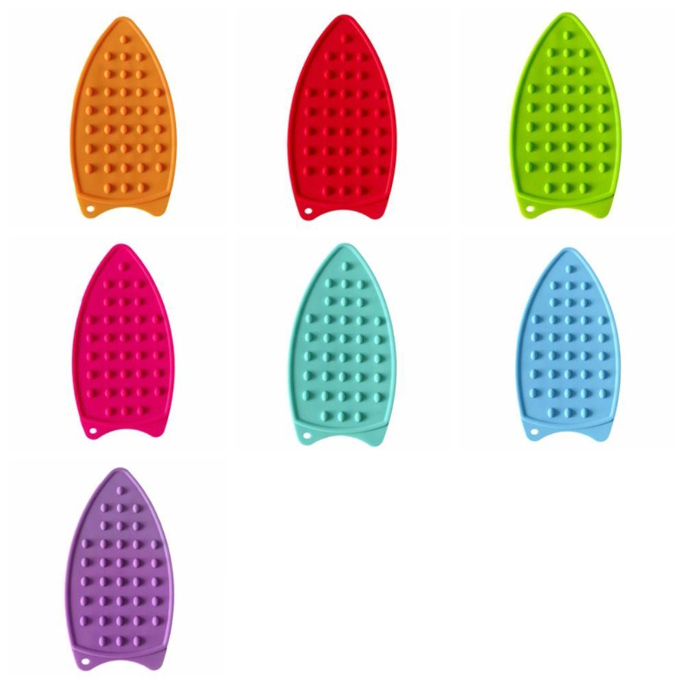 Insulation Iron Rest Mat Heat Resistant Ironing Board Pad Durable Silicone Iron Rest Pad  Household