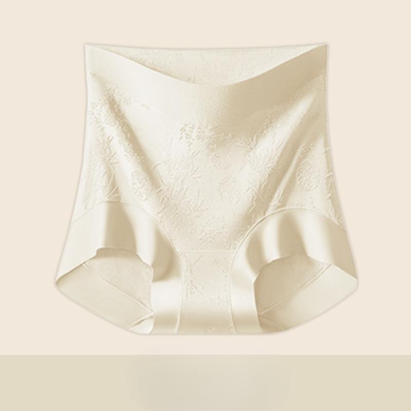 

Large Size Female Spring and Autumn Non Trace Antibacterial Shaping Abdominal Lift Hip High Waist Triangle Briefs XXL