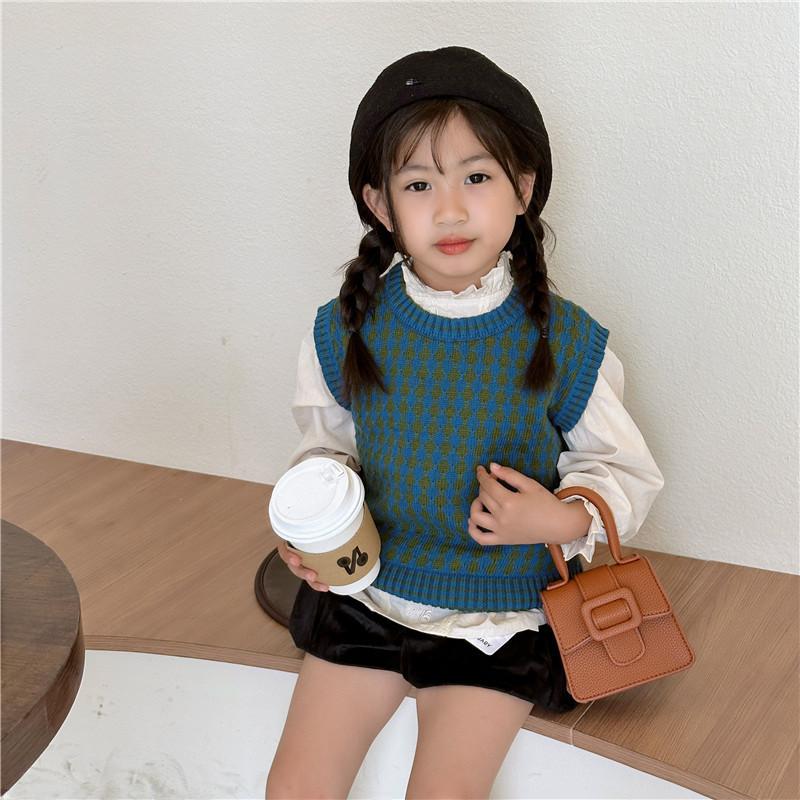 Stylish Mini Saddle Bag For Kids With Vintage Design And Breathable Material