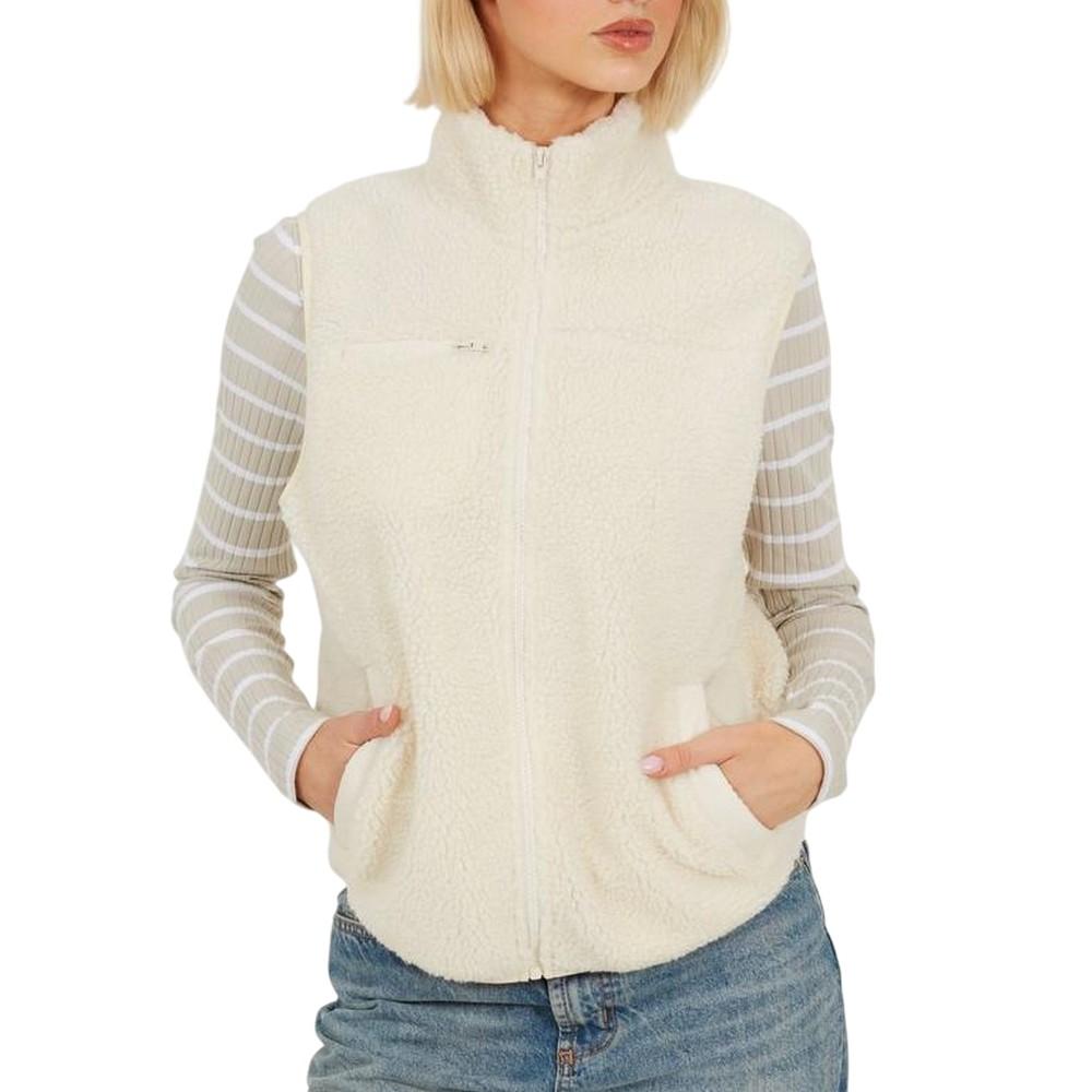 BRAVE SOUL Womens/Ladies Pocket Sherpa Full Zip Gilet