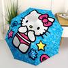 1pc Hello Kitty Summer Fun Umbrella with Plastic Handle,Suitable for All Seasons Home Travel Outdoor UmbrellaSanlio660