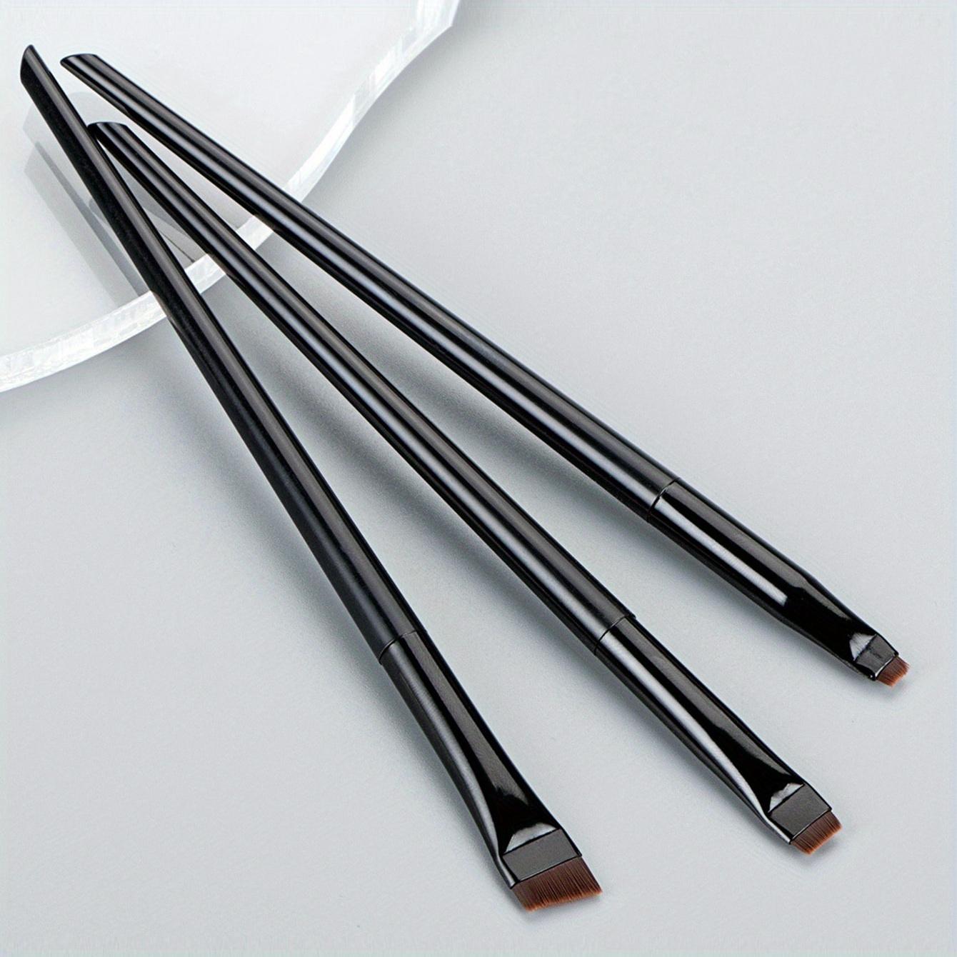 

Fine oblique head eyebrow brush outline eyeliner ultra-thin eye shadow brush makeup 3pcs Makeup Brush Set, Blade eyeliner brush