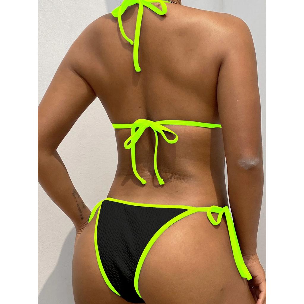 Sexy Micro Bikini 2024 Women Swimsuit Female Swimwear Thong Bikinis Sets Push Up Brazilian Halter Beach Wear Woman Bathing Suits