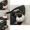 Minimalist Pu Heart Lace Design Bag With Dumpling Shaped And Phone Pocket For Women