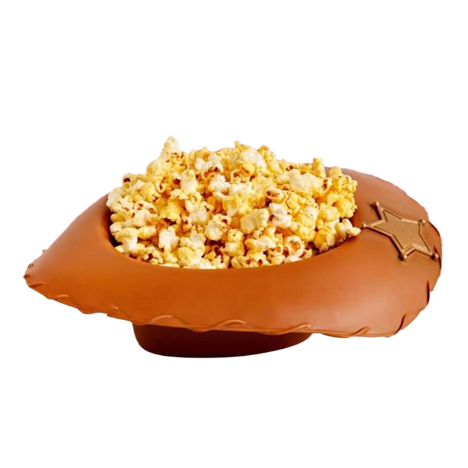 Cowboy Hat-Shaped Popcorn Bucket One Size