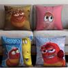 L-LarvaS Cushion Cover Premium Comfort Reversible Pillow Cove -Two In One Design for Any Room & Car Interior