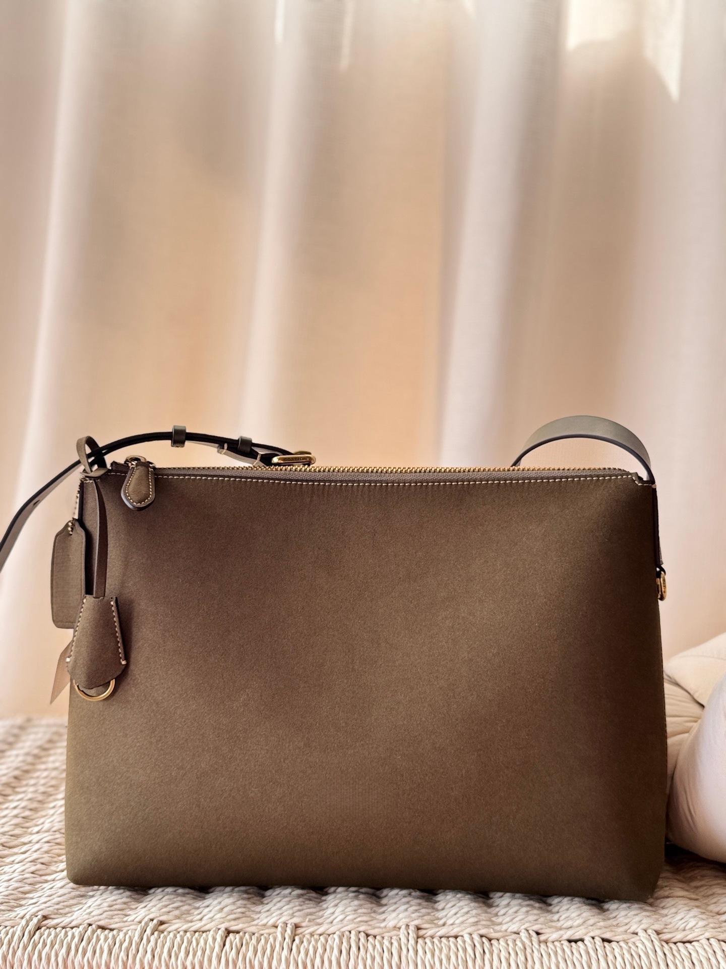 

Large Capacity Small Bag Women S High Sense Commuting Retro Matte Bucket Bag Crossbody Mobile Phone Bag 32.5*9*24.5 оливковый