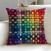 Polka Dots Cushion Cover Soft  EasyWash Pillow Case  Versatile for Couch Bed Travel and Office