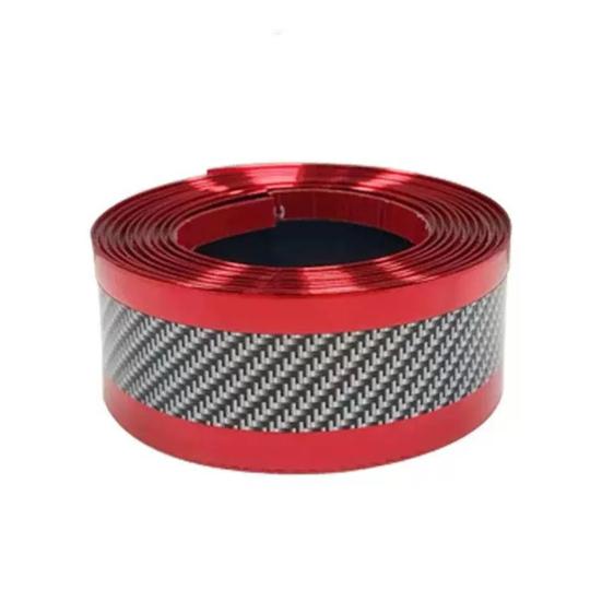 Carbon Fiber Car Door Protector Stickers Scratch-resistant Film Auto Trunk Sill Scuff Guard Tape for Enhanced Sealing Noise Reduction
