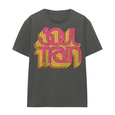 BET Unisex Adult Soul Train Vibing Logo T-Shirt
