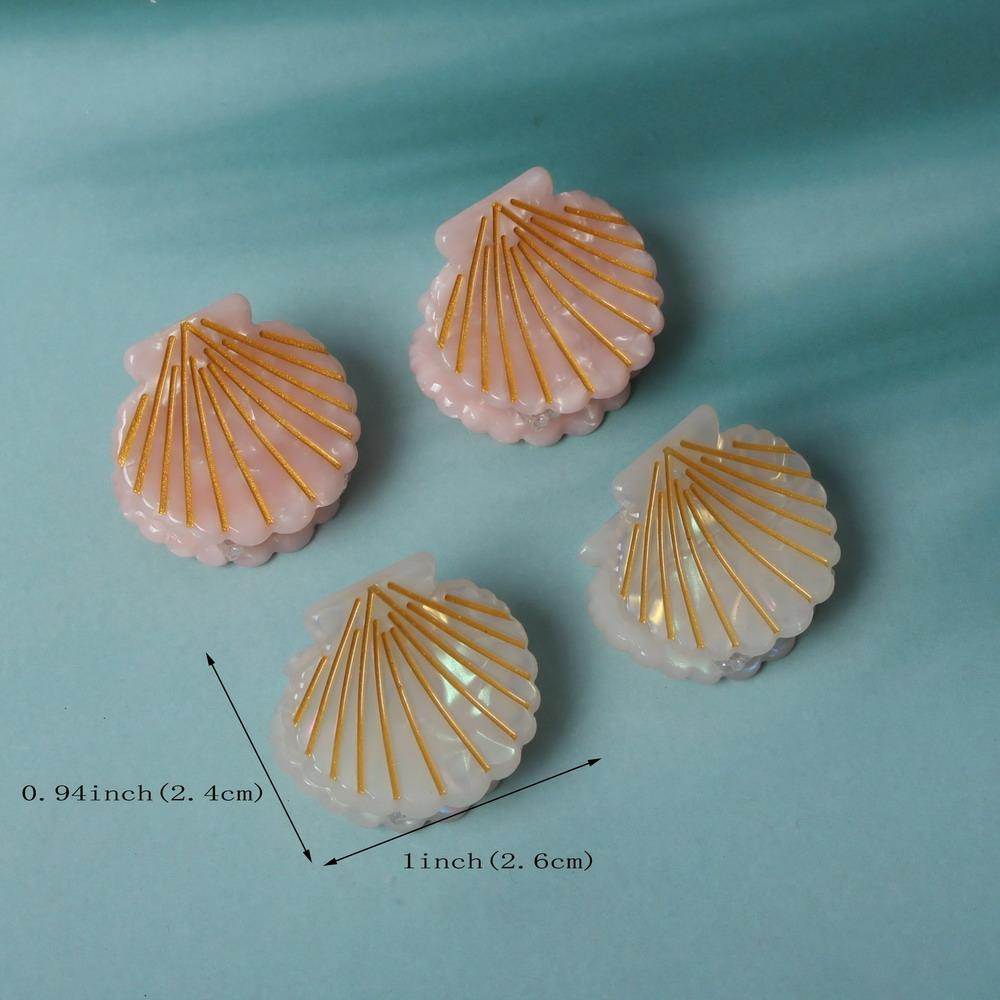 2pack Hair Clip Shell Small Hair Claw for Women Girls Butterfly  Acrylic Fashion Crab for Hair Clamps Hair Accessories
