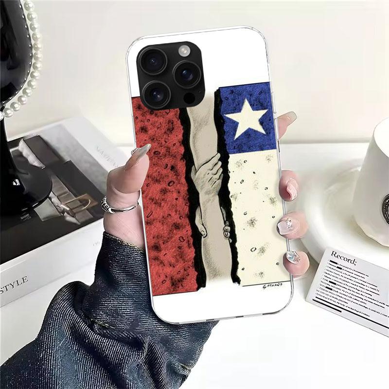 Chile Flag Soft Phone Case For IPhone 18 11 17 Air 16E 16 Pro Max 15 + 14 Plus 13 Mini 12 Apple 7 SE 8 Fundas Coque 11 17 Air 16E 1