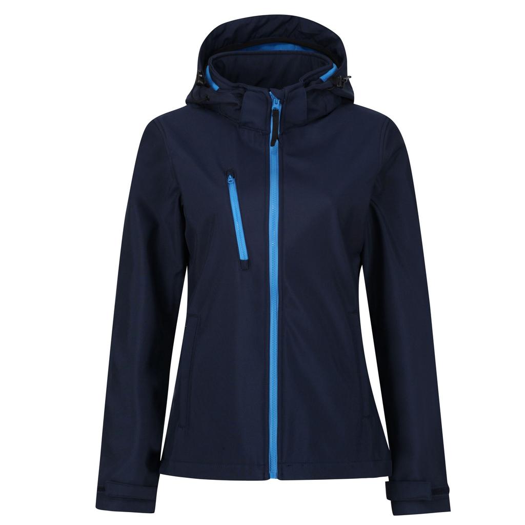 Regatta Womens/Ladies Venturer 3 Layer Hooded Soft Shell Jacket