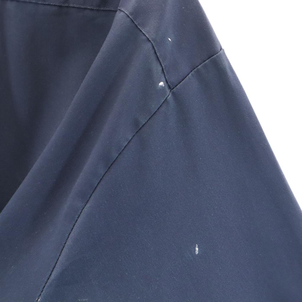 KODIAK 70s Vintage Long Sleeve Work Shirt Navy Men's Used