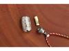 Titanium Steel Lengyan Mantra Pendant Necklace - Retro, Openable Amulet for Men & Women