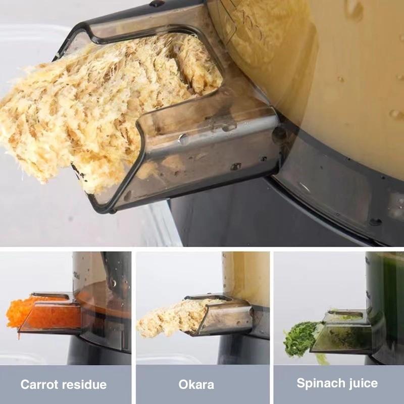 300W Didelės Galios Buitinis Elektrinis Vaisių Sulčiaspaudis Didelio Kalibro Vaisių Išspaudėjas Plaktuvas Lėto Spaudimo Šalto Spaudimo Sulčiaspaudis