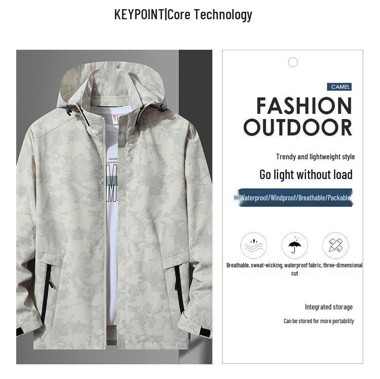2022 Men's & Women's Lightweight Camouflage Windbreaker - Spring/Autumn Couple Style