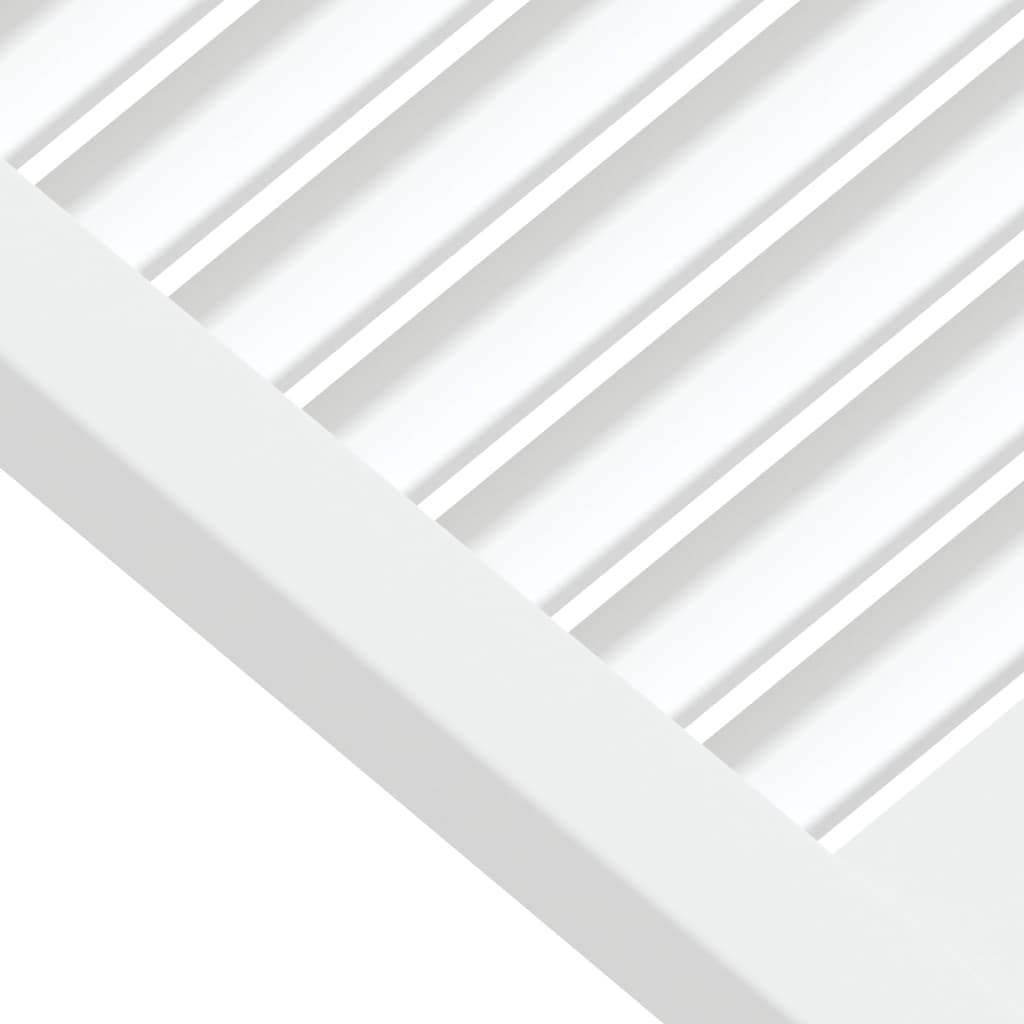 Vidaxl Drzwi Żaluzjowe Do Szafki, 4 Szt., Białe, 39,5X59,4 Cm, Sosnowe