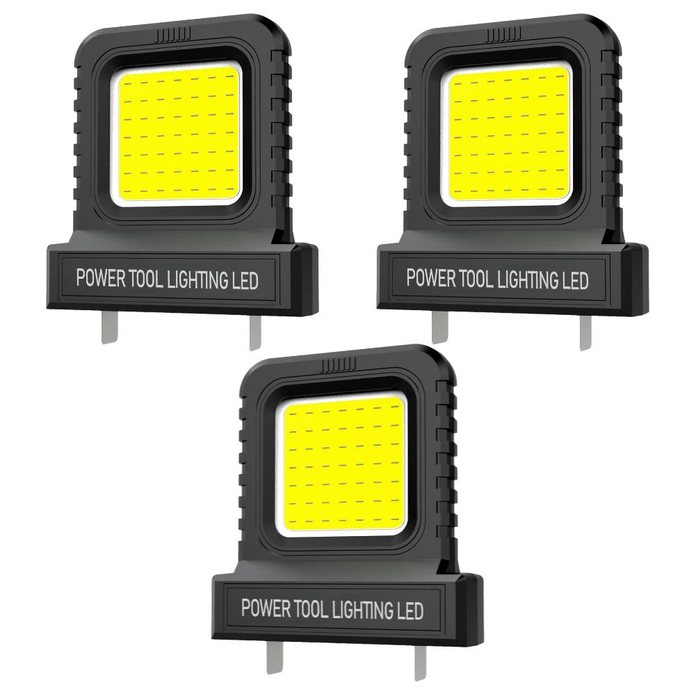 5-1PCS 14W LED Work Light for Makita for Milwaukee for Dewalt for Bosch for Dayi Lomvum Zhipu 20V-21V Li-ion Battery Accessories