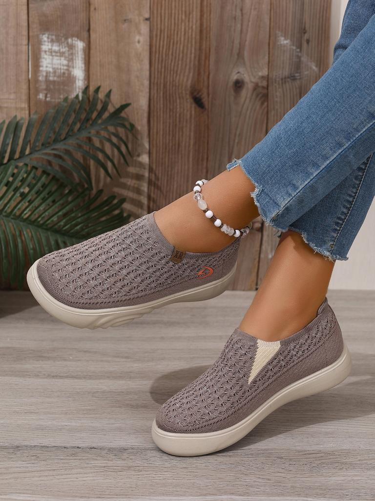 Women'S Fashionable And Lightweight Casual Sports Shoes, New Breathable Soft Soled Walking Flat Shoes, Outdoor Travel Boat Shoes