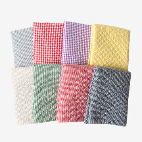 KIYOHARA Quilting Fabric Gingham Small Approximately 105cm width x 50cm cut GR Green TY51K-50