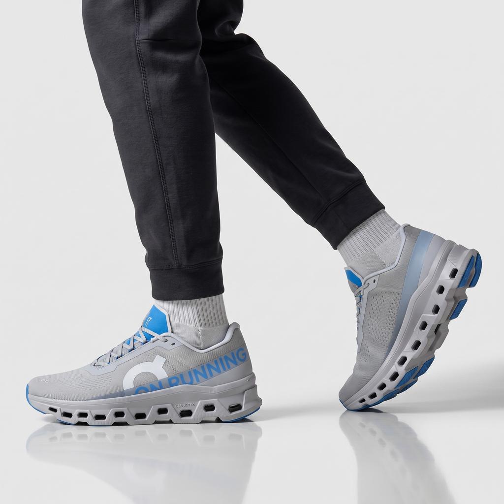 ON Running Cloudmonster 1 - Herren Sneakers Cloud Sport Schuhe Alloy-Jay 3MF30745352 ORIGINAL