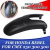 For HONDA Rebel 500 300 250 CM500 CM300 CMX500 CMX300 Motorcycles Mudguard Front Fender Fit Extension Tire Mudguard Splash Proof