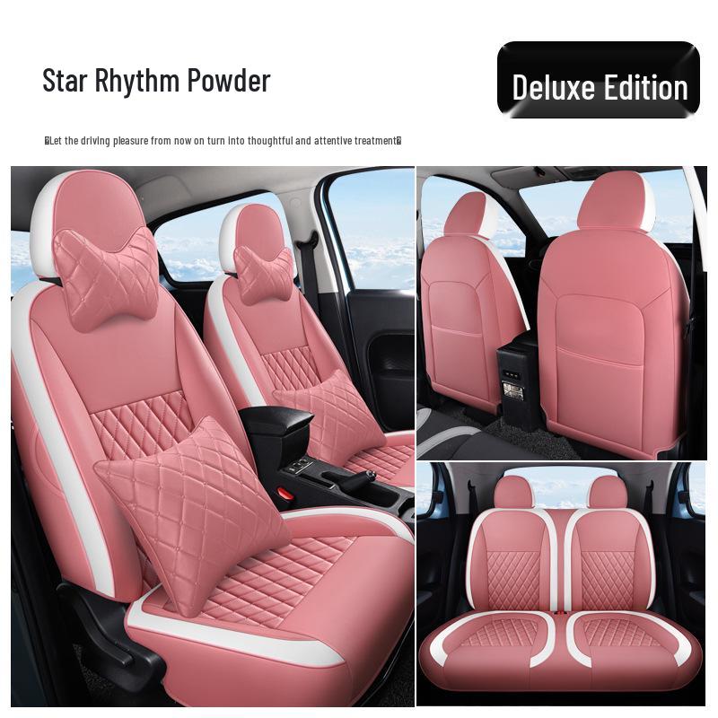 Universal Wear-Resistant Leather Seat Cushion for ORA Cars - Four Seasons Special Edition
