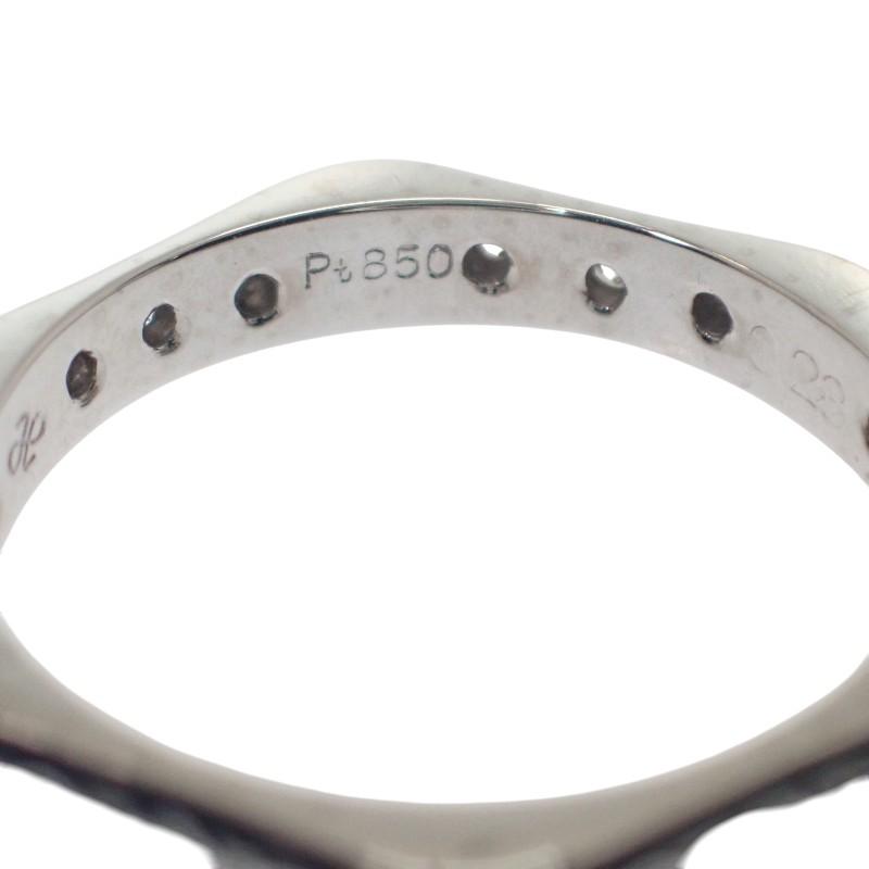 no brand  #9(JP Size) ring Pt850Platinum/diamond Women