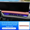 For BMW 5 Series i5 G60 2024-2025 Carbon fiber decorative strip panel accessories under the central control navigation screen