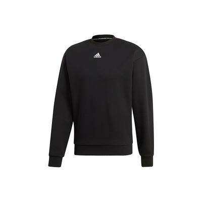 Essential 3-Stripes Crewneck Sweatshirt Men Sweatshirt Black DX7654
