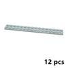 12Pcs MOC Long Thin Plate Building Blocks 4282 2X16 Dots Educational Assmble Construction Compatible With Brand Bricks Kid Toys